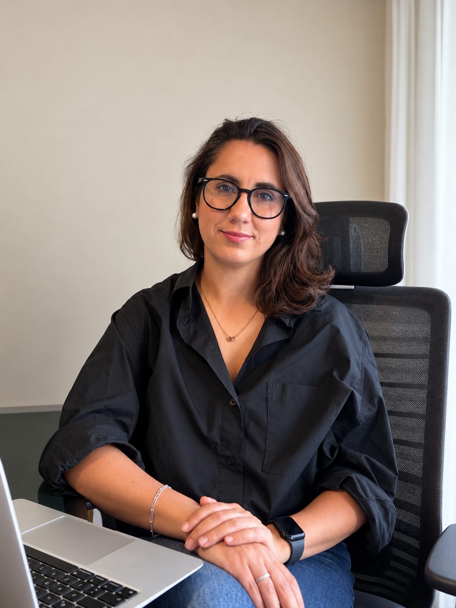 Dra. Alejandra Carvatchi en su estudio